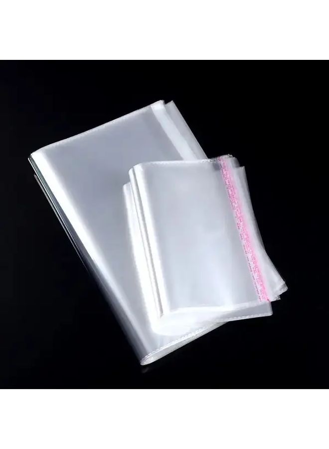Self Adhesive Transparent Plastic Bags 20cm x 30cm 50pcs Waterproof Fade Resistant Reusable Sealable Gift Wrapping For Clothing Shirts Packaging - Image 5