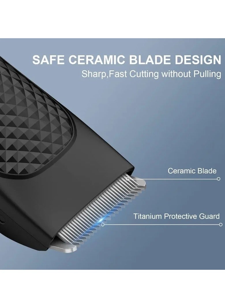 ارواق ماكينة تشذيب شعر الجسم والإبط والساق، مزيل شعر كهربائي مقاوم للماء وغير مؤلم - Image 2