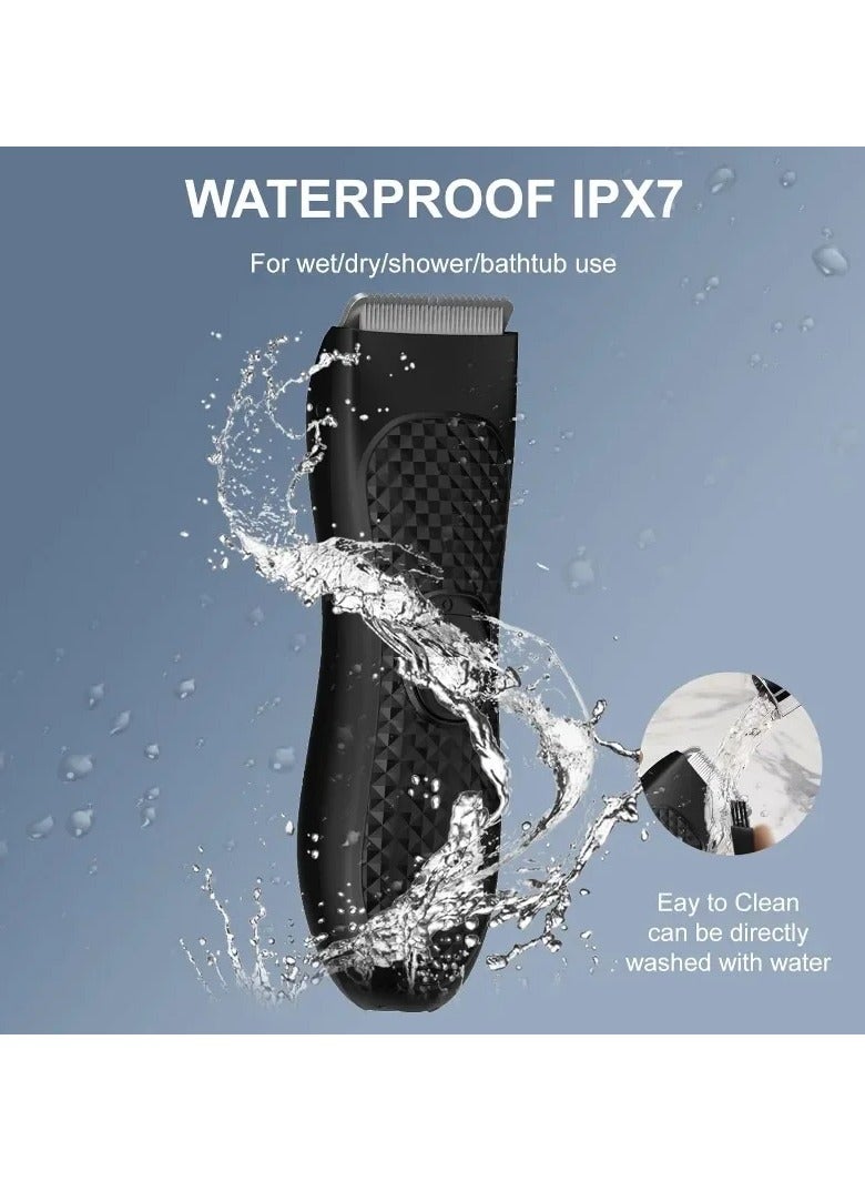 ارواق ماكينة تشذيب شعر الجسم والإبط والساق، مزيل شعر كهربائي مقاوم للماء وغير مؤلم - Image 4