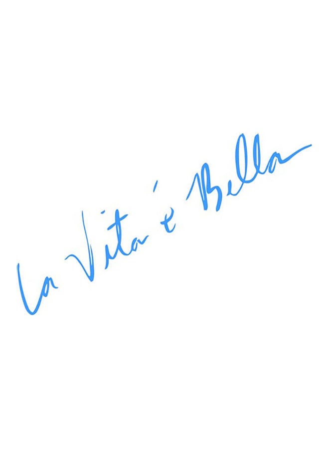 NIBEMINENT La Vita e Bella Reflective Letters Car Sticker
