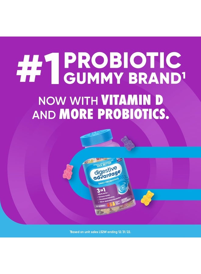Digestive Advantage Daily Probiotic Gummies (80 Count), 100x - Image 3