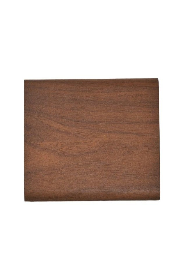 The Procure Store Triangle Shape Wooden Digital Clock- Brown - Image 4