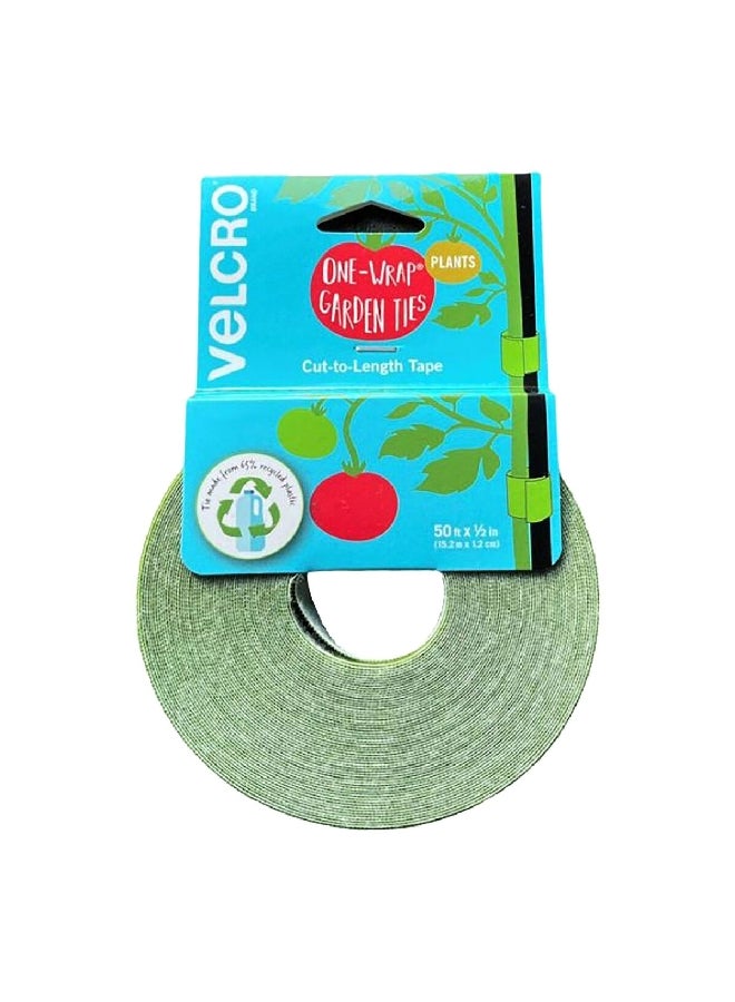 Velcro Self Gripping Wrap Plastic Garden Ties Green 11.2 x 14.4 x 1.73 cm VEL30071ACS-AMS