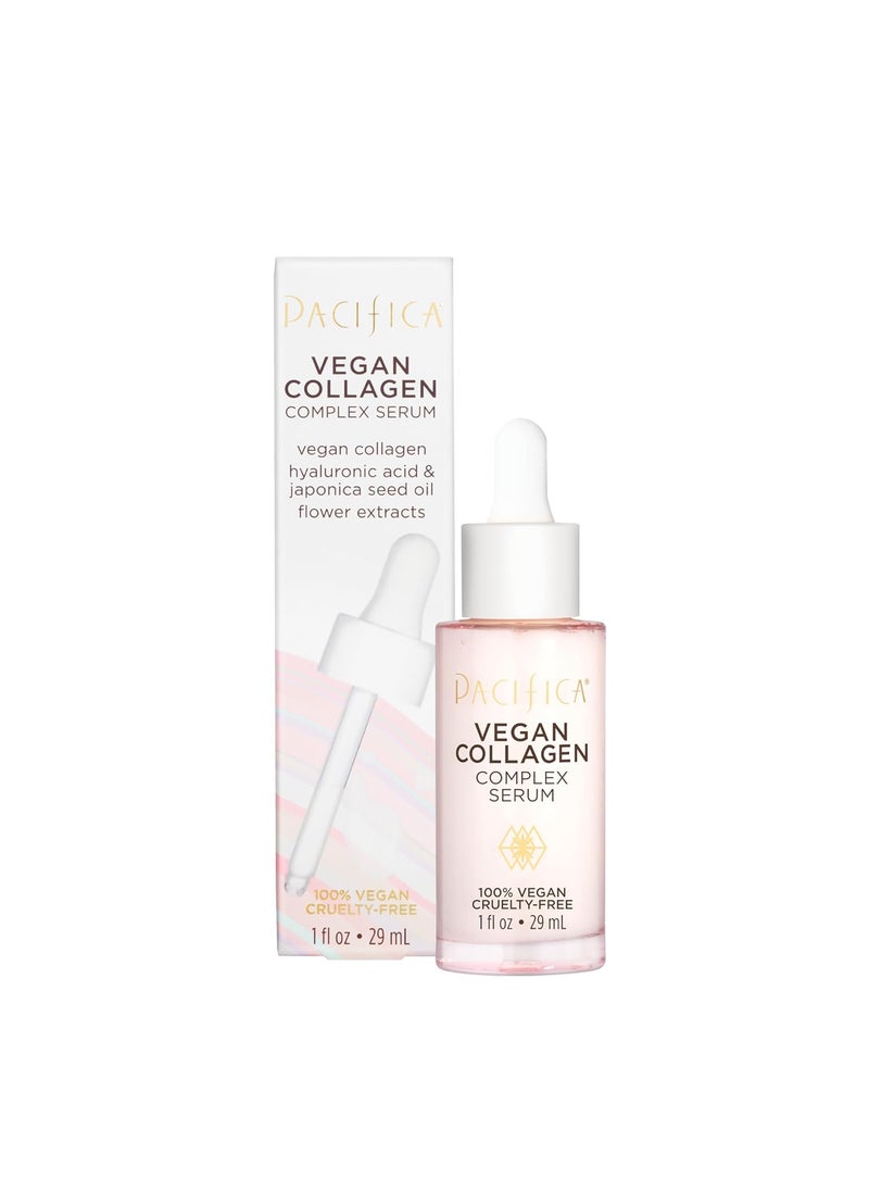 Pacifica Pacifica Face Serum Vegan Collagen Complex Serum  Hyaluronic Acid Serum for Face  AntiAging Serum for Fine Lines  Wrinkles Hydrating Serum to Plump  Repair Dry Skin Vegan  CrueltyFree 