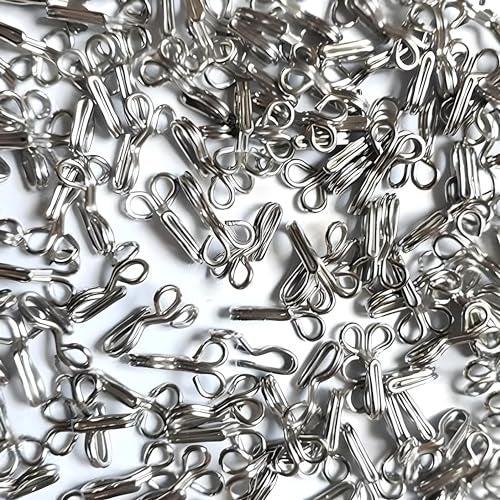 Vemlons Blouse Hooks for Ladies Blouses/Children Dresses/Frock/Gowns/Chuddidars/Dresses. 200 Piece Stainless Steel Blouse Hook Handipicked Pack - Image 3