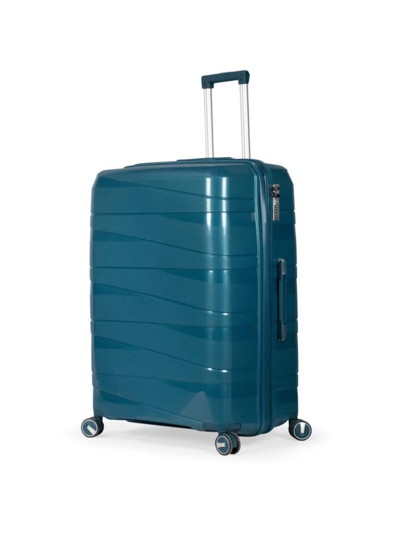 Unbreakable wheeled travel suitcases, silicone, size 28