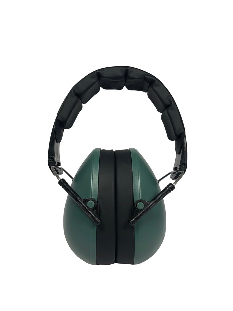 BANZ Kids Earmuffs - Protection from Harmful Noise Dark Green - Image 2