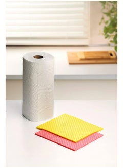 Scotch Brite Scotch-Brite Multi-Purpose Sponge Cloth Wipe ULTRA  Promo 10 cloths pack   Quickly soaks up any liquid   Wipes like a cloth  absorbs like a sponge   Kitchen cloth   Cleaning cloth   Sponge cloth  - Image 4