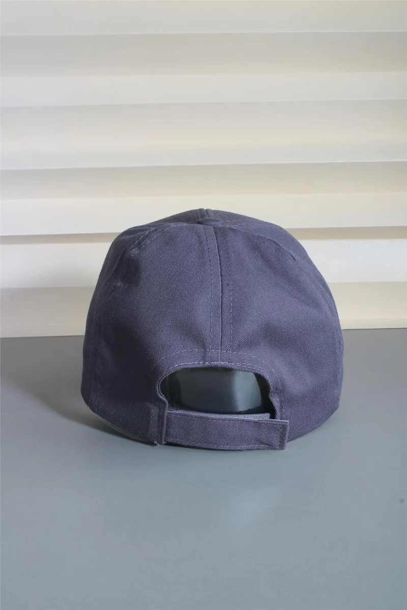 Cappello Gray Striped Adjustable Hat 24SAPKAFDUZ