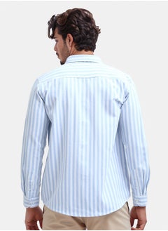 RAVIN Unique Long Sleeve Striped Shirt  - Image 3