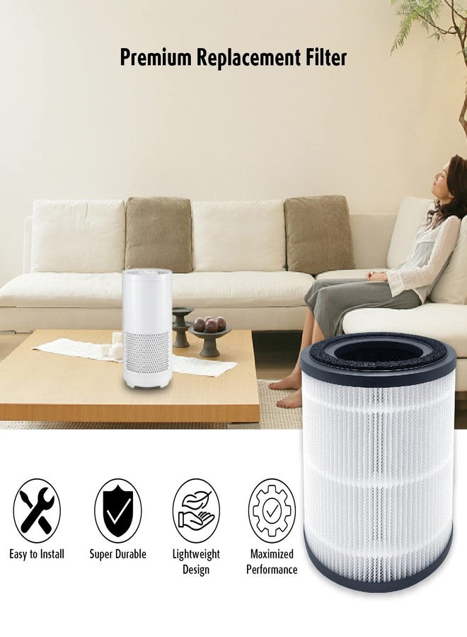 Esctabalt فلاتر متوافقة مع جهاز تنقية الهواء BISSELL MYair Pro 3139A و3139B، وفلتر بديل 3139A، و3069 - Image 5