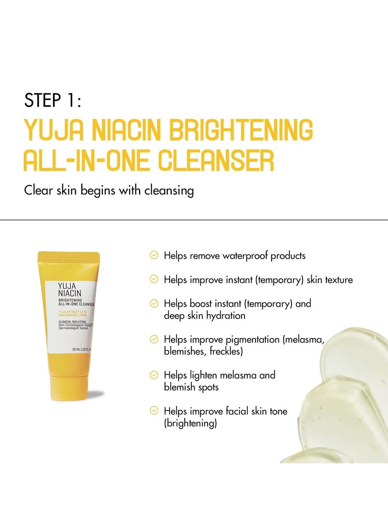 DubaiGallery Yuja Niacin Anti Blemish Starter Kit | Includes Cleanser (30ml), Toner (30ml), Anti Blemish Serum( 10ml), and Anti Blemish Cream (20g) - Image 3