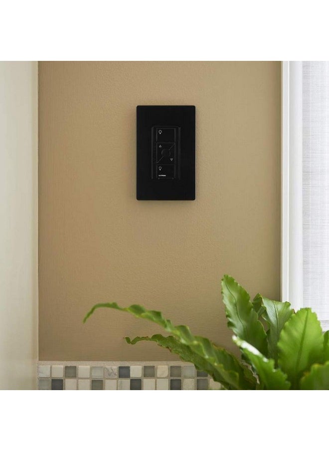 LUTRON Lutron Caseta Original Smart Dimmer Switch ELV+ (Lutron Hub Required), 250W LED, Single-Pole/3-Way, Neutral Required, PD-5NE-BL, Black  - Image 2