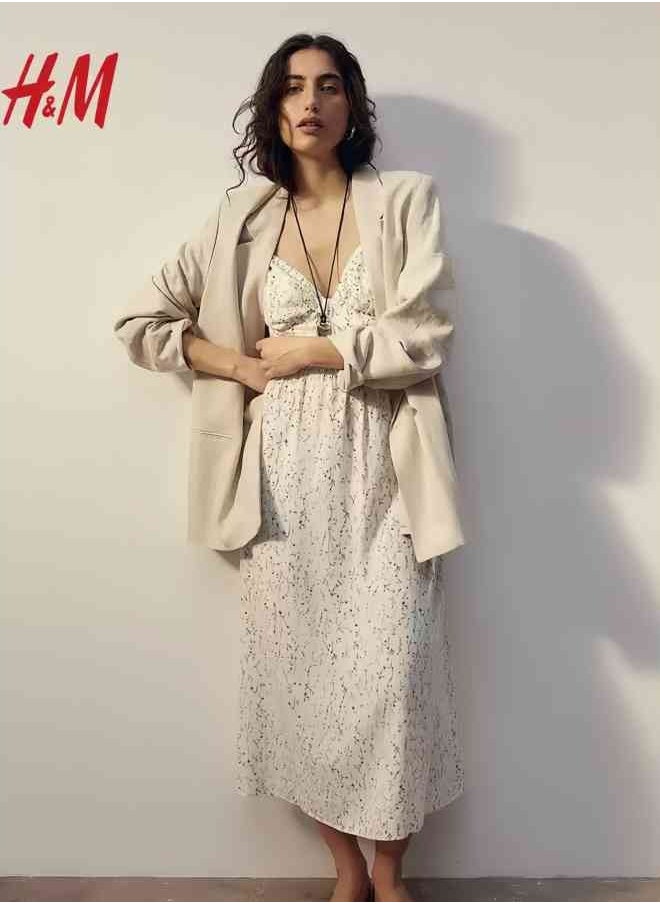 H and M - HM Women's New Loose Lightweight Comfortable And Fashionable Dress - Image 1