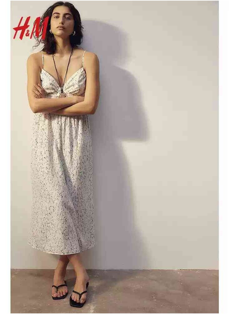 H and M - HM Women's New Loose Lightweight Comfortable And Fashionable Dress - Image 1