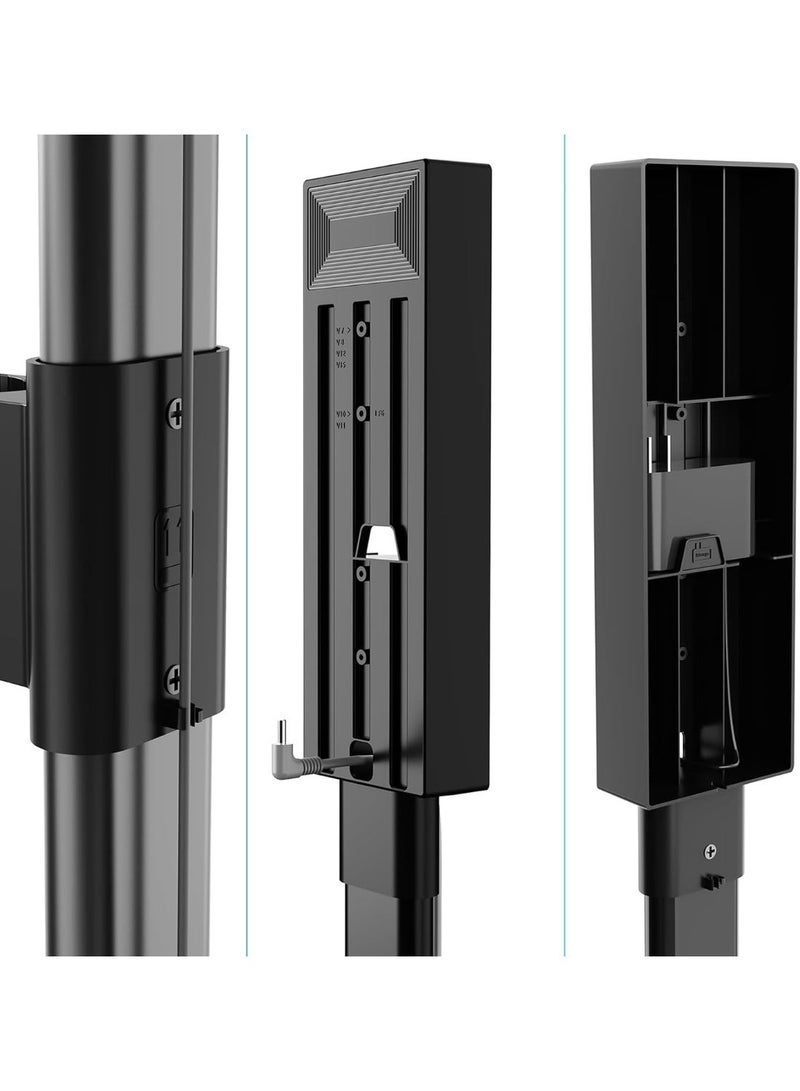 YOUWE7 YUOWE7 Vacuum Stand, Vacuum Holder and Metal Storage Bracket, Standing dock for Dyson G5 V15 V12 V11 V10 V8 V7 V6, Hidden Power Cord Design for Dyson Handheld Cordless Vacuum Cleaners (Black) - Image 2