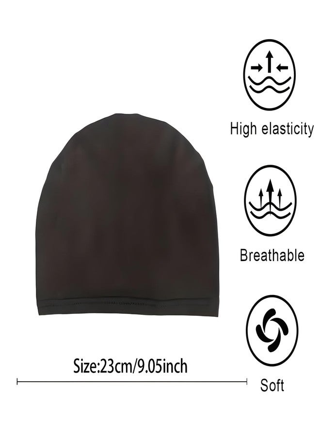 Cmonie 9 Pieces Solid Women Chemo Hat Stretchy Turban Beanie,Pre Tied Chemo Head Scarf Beanie Skull Cover Cap for Women Hair Loss, Multi-12pcs-modal-a, L/One size - Image 5