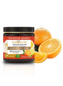 Generic keratin queen Hair Shampoo and Conditioner Set Pure Vitamin c orange hair shampoo  - Image 2