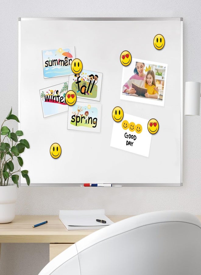موركارت مجموعة موركارت من 16 قطعة من مغناطيسات الثلاجة، مغناطيسات إيموجي، مغناطيسات وجوه مبتسمة للخزائن والسبورات البيضاء، مغناطيسات زخرفية لطيفة للفصول الدراسية والمطابخ والمكاتب، هدايا للمعلمين والعائلة والأصدقاء - Image 5