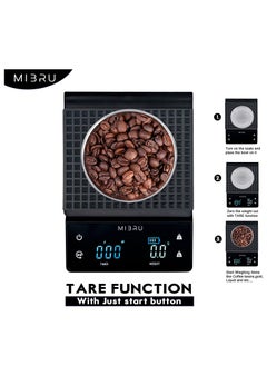 Buy MIBRU Coffee Scale Digital Black With Timer