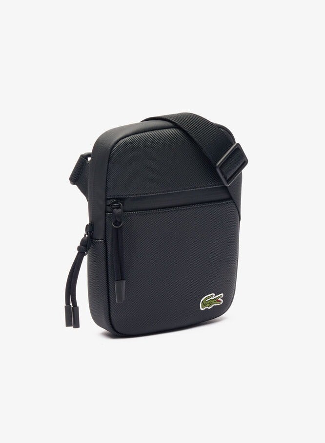 LACOSTE Buy LCST Men's Small Canvas Covered Flat bag - Image 3
