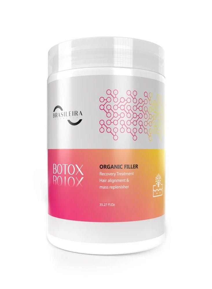 BRASILEIRA Botox Organic Filler Recovery Treatment Hair Alignment Mass Replenisher