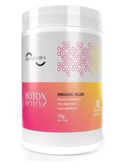 BRASILEIRA Botox Organic Filler Recovery Treatment Hair Alignment Mass Replenisher 1k  - Image 1