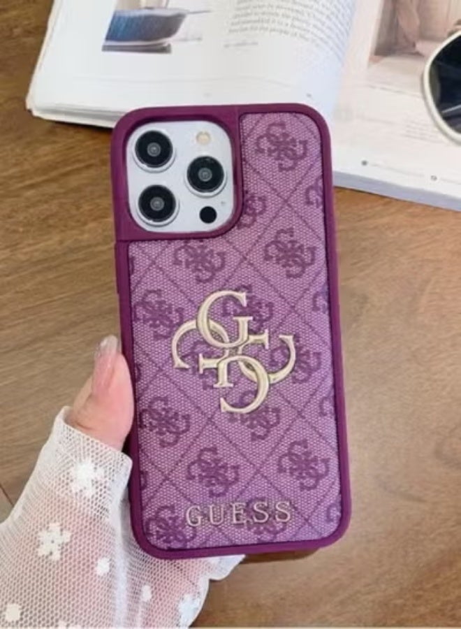 GUESS IPhone 16 Pro Max cover, with a logo and a leather design approved by the global brand Guess - Image 2