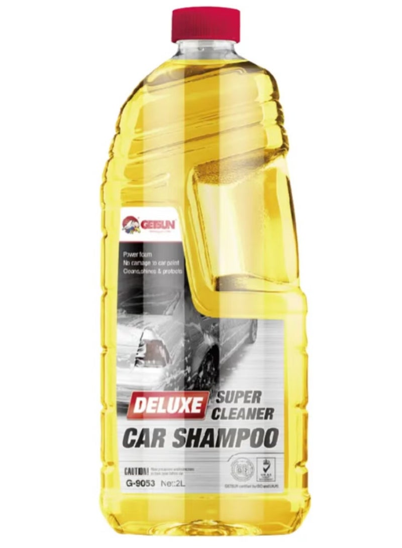 جيتسون شامبو جيتسون ديلوكس سوبر كلينر للسيارات، 2 لتر، إزالة الأوساخ من الأسطح المتعددة، شامبو غسيل السيارات، غسيل السيارات، العناية الخارجية، العناية بالسيارات - Image 1