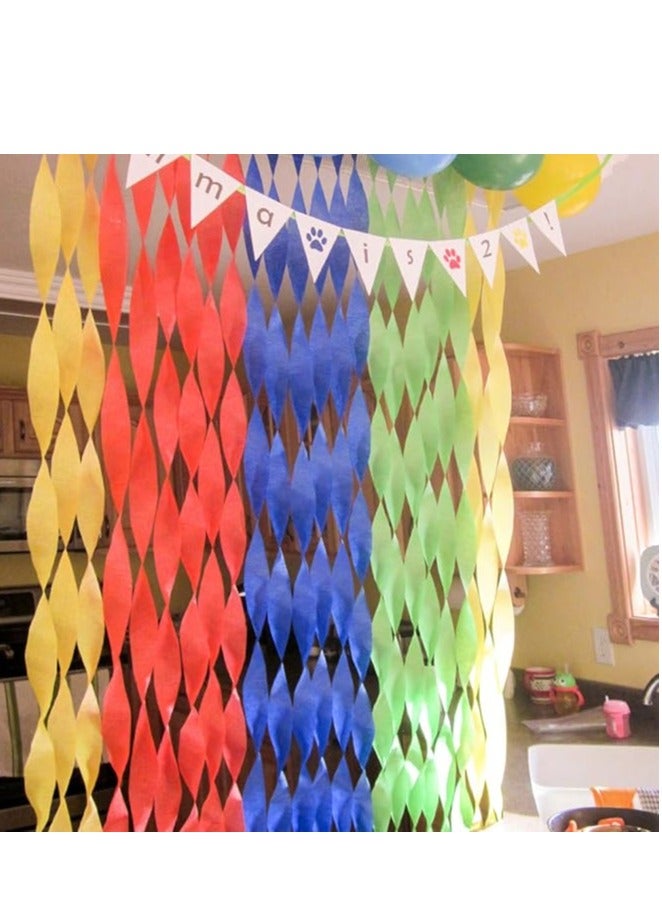 12 رول كريب نيون ستريمر متعدد الألوان - Image 3