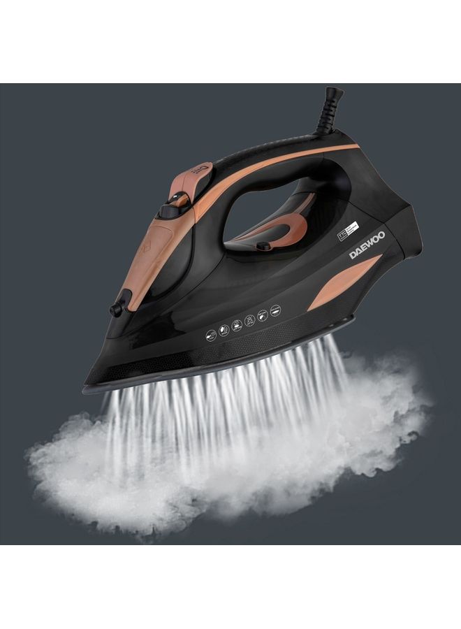 DAEWOO Steam Iron With Steam Burst, Spray Function, Self Cleaning, Anti Drip, Anti Calcium - Image 2