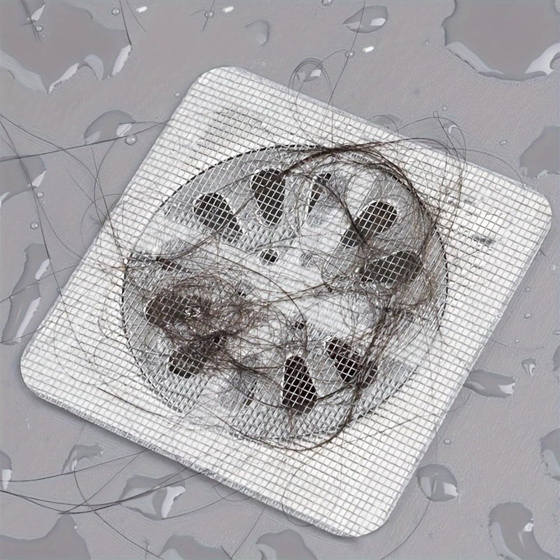 AJIGNA MART AJIGNA MART Disposable Shower Drain Hair Catcher Drain Hair Catcher Waterproof Mesh Stickers for Bathroom Accessories Apartment Essentials for Kitchen Sink Bathtub  - Image 4
