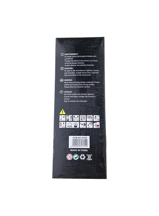 إيروريكس شموع منزلية 2.2 × 24 سم مجموعة من 4 قطع بيضاء في عبوة واحدة. - Image 2