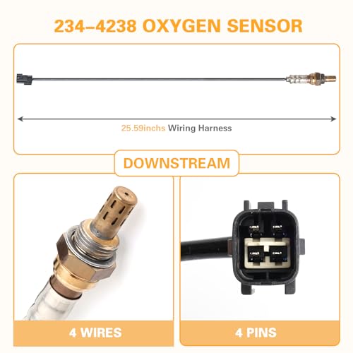 Nifeida 234-5029 234-4238 O2 Oxygen Sensor Upstream & Downstream Compatiable with 2009-2016 KIA Sportage Forte Sorento Rondo Optima 2.0L 2.4L & Hyundai Tucson Sonata Santa Fe 2.0L 2.4L - Image 3