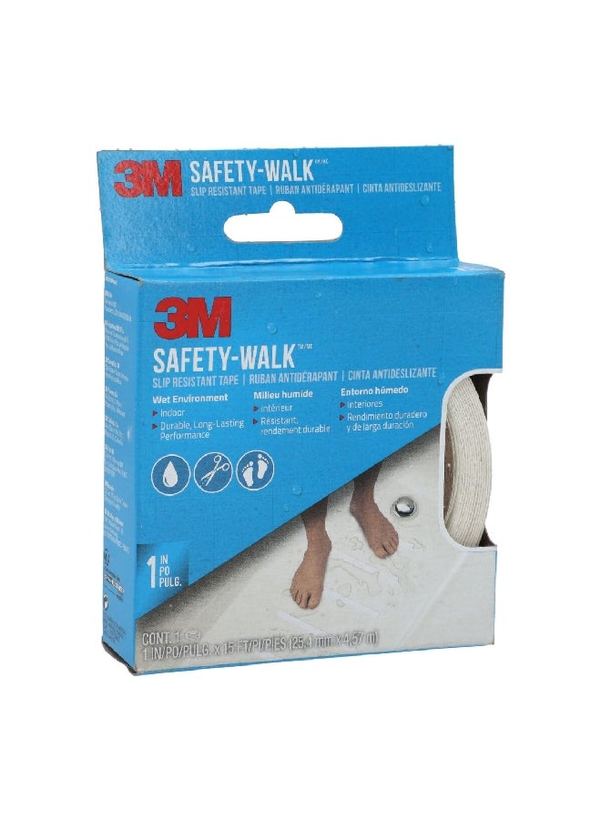 3M Safety-Walk Slip Resistant Tape for Tub and Shower White 1 x 180 Inch 280W-R1X180 - Image 3