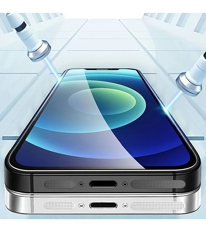 8 قطع شبكة فضية مقاومة للغبار من المعدن لمكبرات الصوت، مناسبة لسلسلة iPhone 16 و15 و14 و13 و12 مع لاصق - Image 4