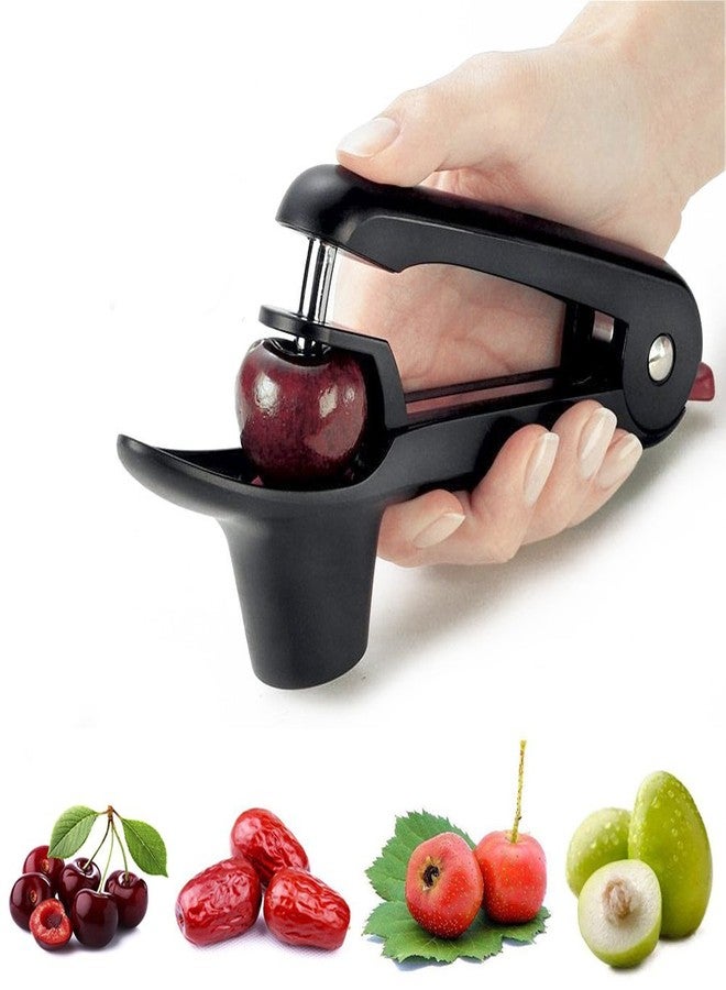 Ruibo Cherry Pitter Tool And Olive Pitter Remover Stoner Manual Kitchen Gadget Black - Image 1