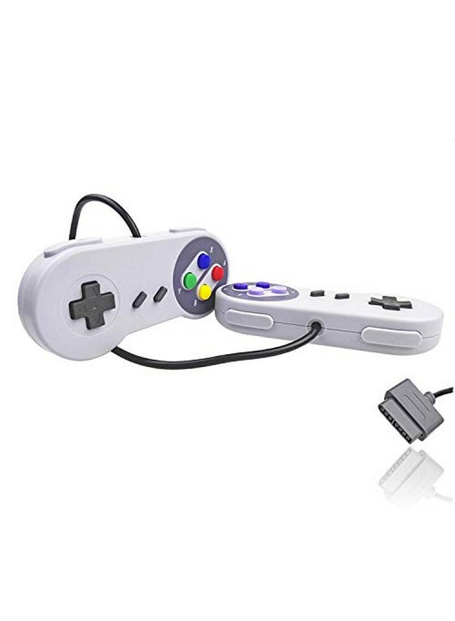Kinyanco 2 Pack Replacement Snes Controller Super Controllers Game Controller Gamepad For Snes Original Super Entertainment System - Image 3