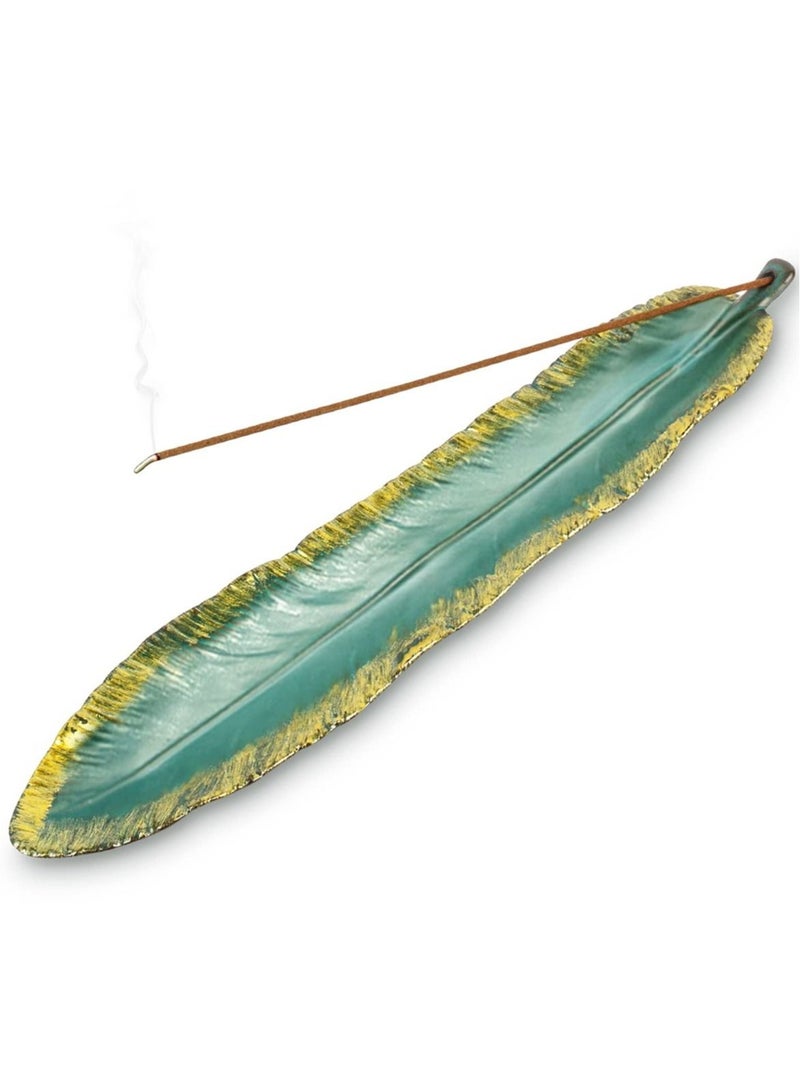 كابتن تيك Ceramic Incense Holder, 9 Inches Long, Ash Catcher, Easy to Clean, Ideal for Living Room, Bedroom, Yoga, and Meditation, 1 Piece - Image 1