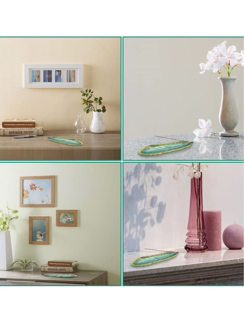 كابتن تيك Ceramic Incense Holder, 9 Inches Long, Ash Catcher, Easy to Clean, Ideal for Living Room, Bedroom, Yoga, and Meditation, 1 Piece - Image 3