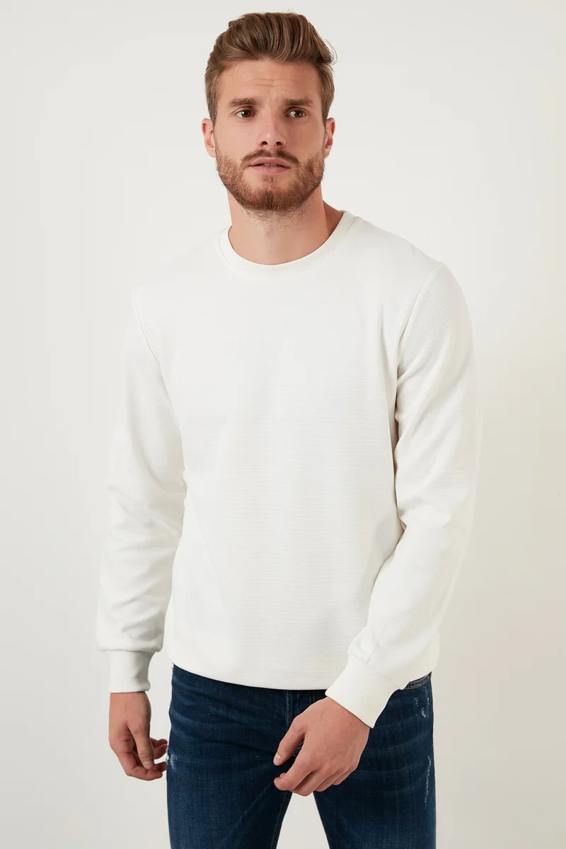 Buratti Regular Fit Crew Neck Cotton Sweat Men's Sweat 5905313
