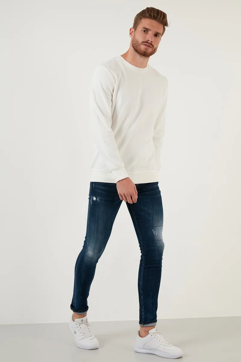 Buratti Regular Fit Crew Neck Cotton Sweat Men's Sweat 5905313