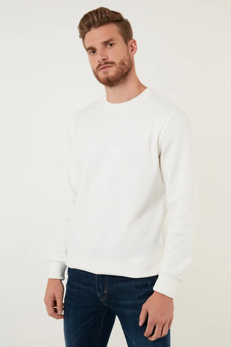 Buratti Regular Fit Crew Neck Cotton Sweat Men's Sweat 5905313