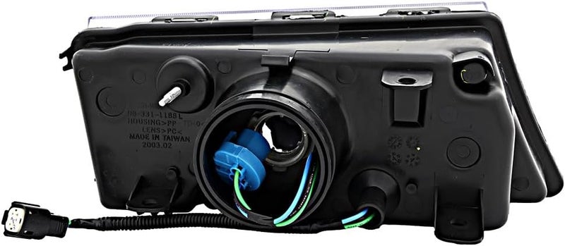 JP Auto Headlight Lamps Set for 2005 Mercury Grand Marquis - Halogen Driver and Passenger Side - Image 3