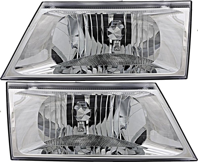 JP Auto Headlight Lamps Set for 2005 Mercury Grand Marquis - Halogen Driver and Passenger Side - Image 1