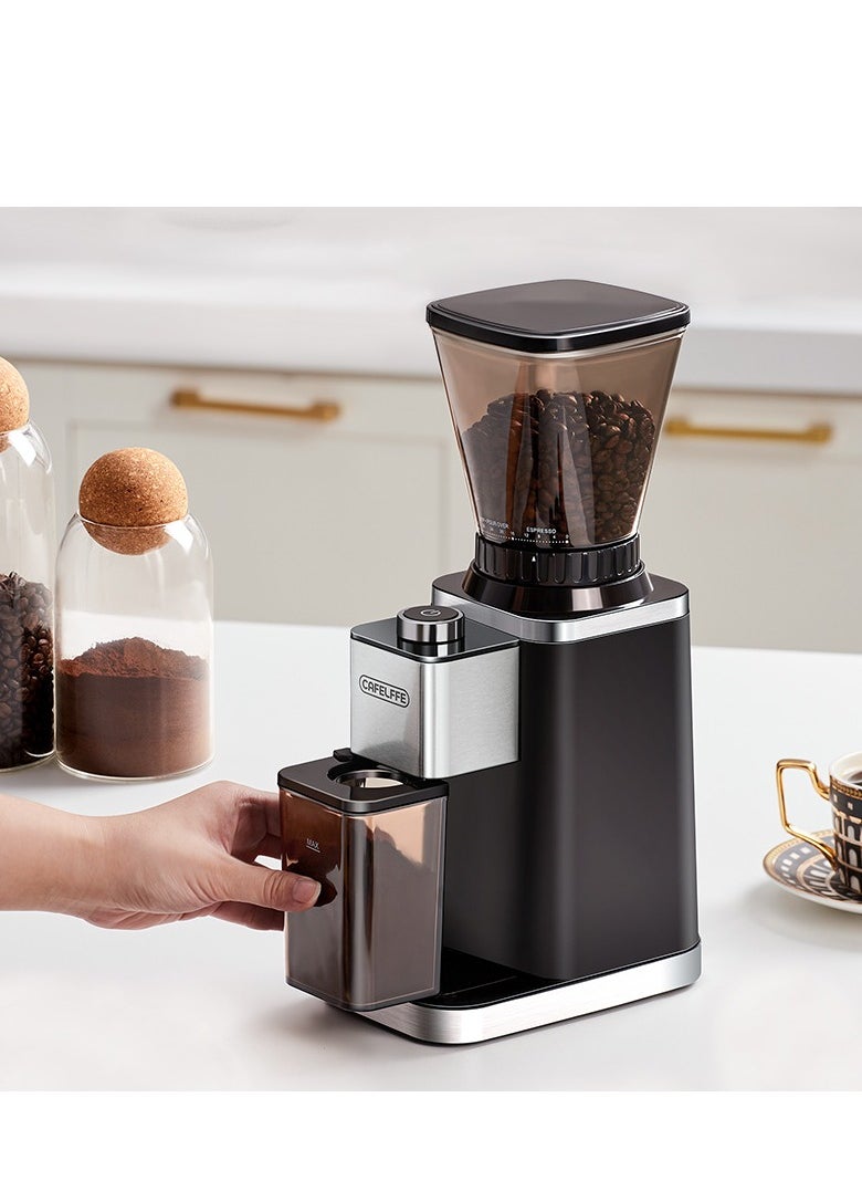 Cafelffe - Electric Conical Burr Coffee Grinder Automatic 48 Precise Grinding Setting and Anti-Static Coffee Bean Grinder - Image 1