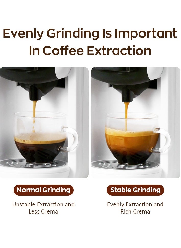 Cafelffe - Electric Conical Burr Coffee Grinder Automatic 48 Precise Grinding Setting and Anti-Static Coffee Bean Grinder - Image 1