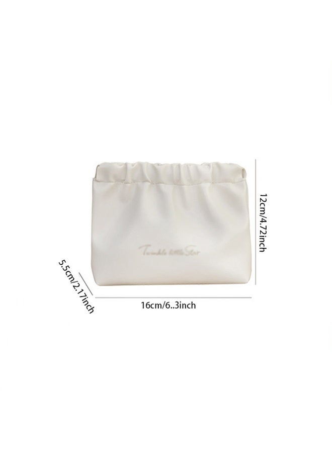 حقيبة مكياج أنيقة وبسيطة ومدمجة، حقيبة تخزين أحمر الشفاه مطوية، منظم مستحضرات تجميل محمول، تصميم إغلاق تلقائي، مناسبة للسفر ورحلات العمل - Image 2