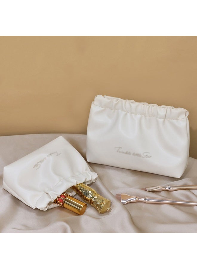 حقيبة مكياج أنيقة وبسيطة ومدمجة، حقيبة تخزين أحمر الشفاه مطوية، منظم مستحضرات تجميل محمول، تصميم إغلاق تلقائي، مناسبة للسفر ورحلات العمل - Image 4