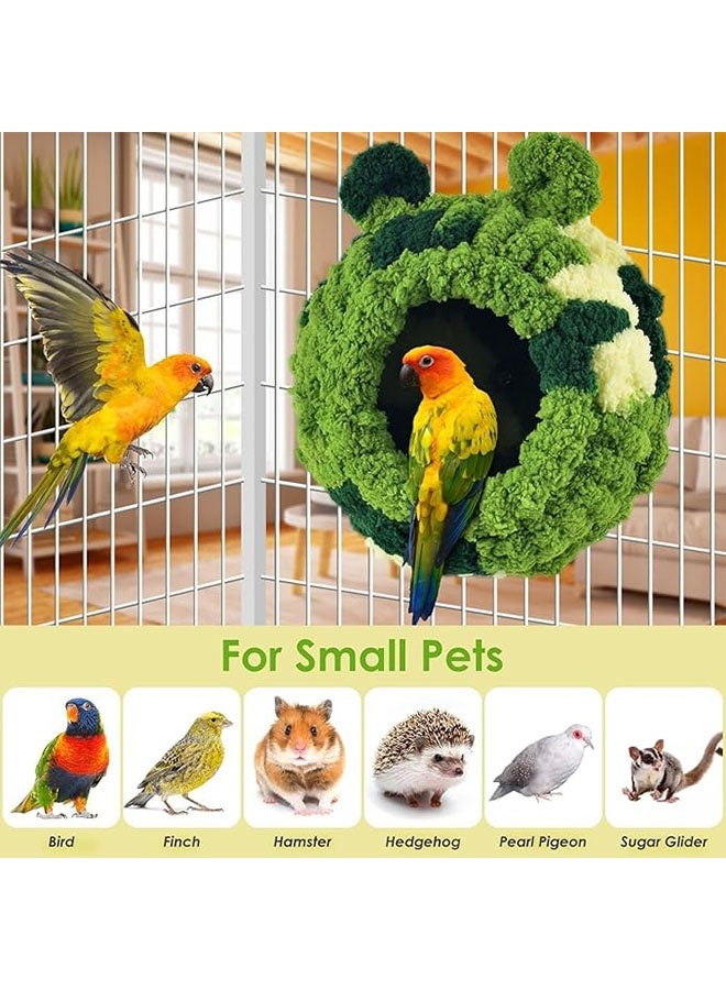 Unewshi Bird Nest, Parrot Breeding House Conure Snuggle Hut for Budgie, Parakeet, Cockatiel, Conure, Lovebird, Canary, Finch, Hamster, Small Pets - Image 5